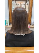スウィープ(sweep) sheer beige
