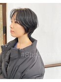 ショートカット/大人ショートヘア/くびれショート