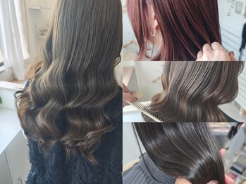 トパーズ(topaz)の写真/【新大阪/東三国】透明感カラーからグレイまで♪嬉しい価格で美髪をキープ◎白髪ぼかしやくすみカラーも◎