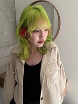 モニカ 栄店(MONIQA)&nbsp;light green×pink color