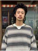 スパイキーショート/メンズカット/シャドウパーマ