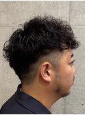 スペインカール/ツーブロック/プードルパーマ