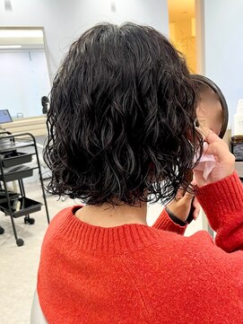 アルテヘアー(arte HAIR) 【arteHAIR】ボブパーマ/パーマ/ボブ/黒髪パーマ/プードルパーマ