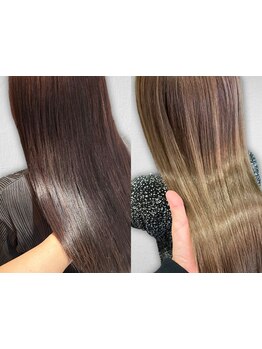 癖を柔らかく自然に伸ばす最先端の縮毛矯正!今までと違う仕上がりを[髪質改善ストレート/酸性ストレート]