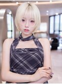 レイヤーボブ/20代30代大人かわいい/シースルー前髪