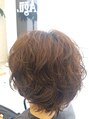 アグ ヘアー カニエ 越前店(Agu hair kanye) ショートスタイルパーマ。動きがでてスタイリングが楽です!