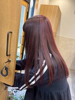 ビーズアモール 春日井市民病院前店(B's amor)&nbsp;赤系ハイライト◎20代30代40代50代