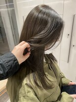 グラフ 日本橋(GRAFF)&nbsp;オリーブカラー/顔まわりカット/透明感カラー