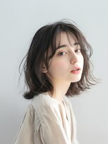 トッカ 千葉ANNEX店(tocca)&nbsp;ナチュラル透け感♪アッシュブラウン×大人カジュアルボブ