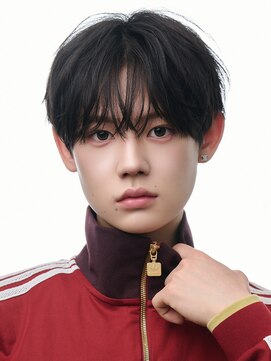 スキル ミナム 表参道(SKILL MiNam) メンズシースルーシャドウマッシュダウンパーマ韓国ヘア