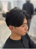 MEN’S HAIR/センターパート/ニュアンスパーマ/木更津