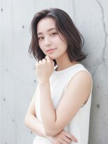ヘアサロンM 新宿&nbsp;レイヤーカット×ハッシュカット×顔周り×透明感×ミディアム
