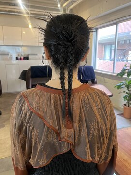 ライン(LINE) カチモリ/お呼ばれヘア