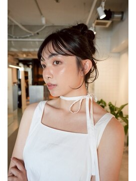 エルフレームバイワンラヴェスト(L'FLAME by one Lovest) 顔周りレイヤー/ダブルカラー/髪質改善/ケアブリーチ長野駅◆