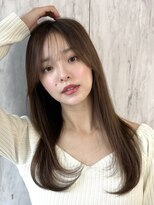 ルームバイシー 新宿(Loom. by Sea)&nbsp;イメチェン×ピンクベージュ[アンブレラカラー/前髪]