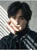 ラフに動くニュアンスフェザーパーマ
