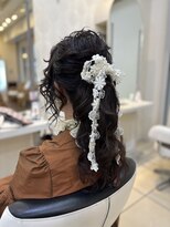 フレア(FLAiR) 20代30代ふわふわアップパーティーヘアセットリボン