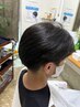 メンズカット＋オーガニックカラー【耳だしベーリーショート】￥9700⇒￥9500
