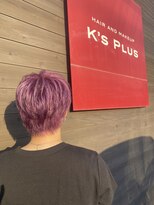 ケイズプラスカラン(HAIR AND MAKEUP K's PLUS calin)&nbsp;ピンクパープルカラー