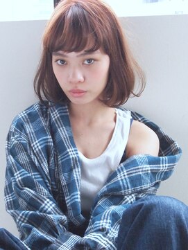 コス(kos) 毛先ワンカールでスタイリングが簡単*セピアアッシュ