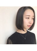 LIFE 名古屋  ボブ 顎下ラインのボブスタイル