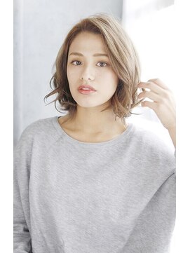 ヘアーアンドスマイル バル(hair&smile Baru) かきあげバングボブ
