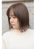 シロ(SiLO)&nbsp;ナチュラル外ハネボブ/髪質改善/トリートメント/ヘッドスパ/韓国