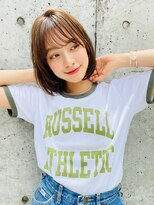 ケイト(kate) 【kate 】大宮 ニュアンスショートボブ×オリーブベージュ