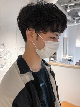 メルト 吉祥寺(melt) 《長谷川愛》前下がりマッシュ　ソフトスパイラルパーマ刈り上げ