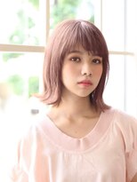 ルーツ(ROOTS) ボブ 切りっぱなし ハイトーン インナーカラー 渋谷 ROOTS