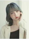 ボブ/カーキグレージュ/マッシュショート/大人かわいい[新宿駅]