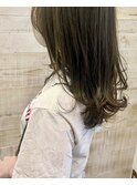 ブリーチなしオリーブベージュ