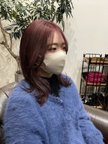 アールトゥーヘアー(art To Hair)&nbsp;ピンク/前髪/韓国風