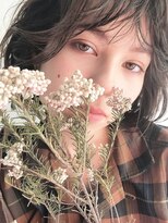 フランチェスカ(Francesca) branch girl 抜け感バング　透明感カラー　サイドバング　暗髪