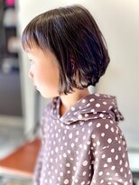 フィーロ バイ ストリング(filo by string) 【filo 明比】 キッズカット  うねりクセを活かした丸みボブ☆★