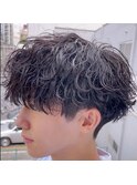 波巻きスパイラルパーマ/メンズマッシュ/ツーブロック/メンズ