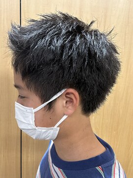 ニアウ 伊勢崎連取店(Niau) メンズベリーショートパーマツイストスパイラルパーマ