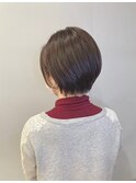 20代30代40代小顔ハンサムショートアッシュブルーブラック