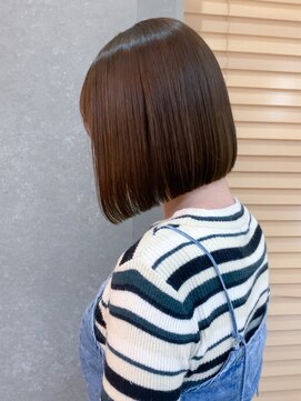 ロンド 表参道店(Lond) ◇縮毛矯正 前下がりボブ 髪質改善 表参道