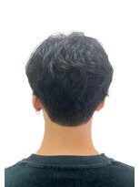 黄ぐまくん美容室 メンズ ツーブロック ショート