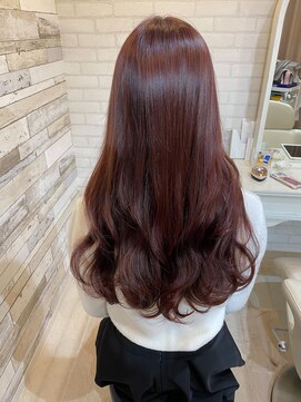 マーリャヘアー(mallia hair) レイヤースタイルレイヤーカットロングレイヤー小顔スタイル