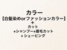 【メンズカット+眉毛カット+SV】+カラー(白髪染めorファションカラー)