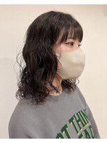 ガリカ 大名(Gallica)&nbsp;【森千晶】黒髪ニュアンスパーマ/ミディアムパーマ<大名>