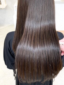 カレンアンドエクラート 大宮(KAREN&ECLART) 髪質改善　艶髪　ストレート　縮毛矯正　暗髪　韓国風　ロング