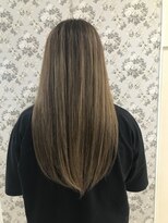 ルシエル バイ カトレアグループ(Le Ciel)&nbsp;デザインカラー/ハイライト/カット/前髪カット/白髪ぼかし