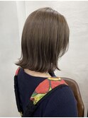 白髪ぼかし×ナチュラルブラウン