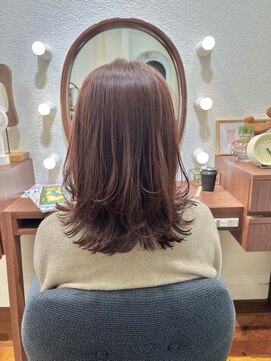 エルサフィロ ヨドヤバシ(el zafiro yodoyabashi) くびレイヤーエモージュカールセミディシアーカラー20代30代40代