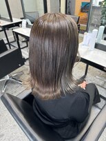 パヌポン 原宿表参道(PANUPON) ケアブリーチハイトーンインナーカラーグレージュ