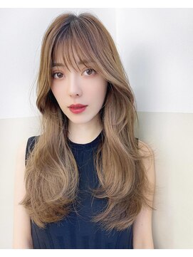 ボヌール 銀座並木通り店(Bonheur) ［stylist芹原］韓国風ヘア！ロングデザインNo.2