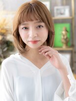 カバーヘア イヴ 戸頭店(COVER HAIR EVE)&nbsp;ハイトーンカラー外国人風ツヤ髪前下がりボブc5戸頭20代30代40代